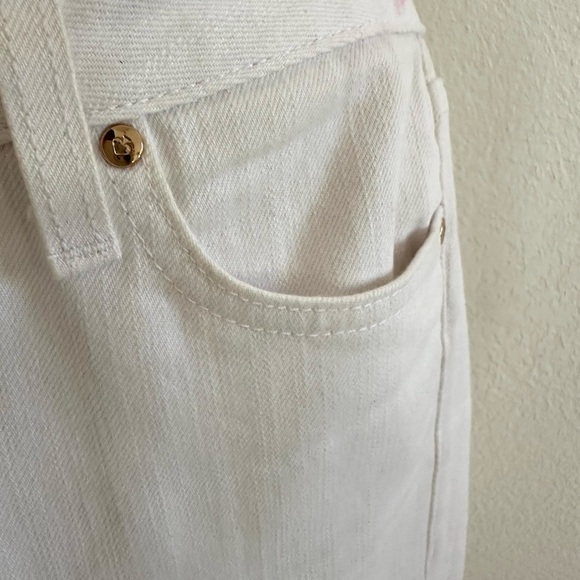 Kate Spade White Straight Leg Jeans - Picture 4 of 12